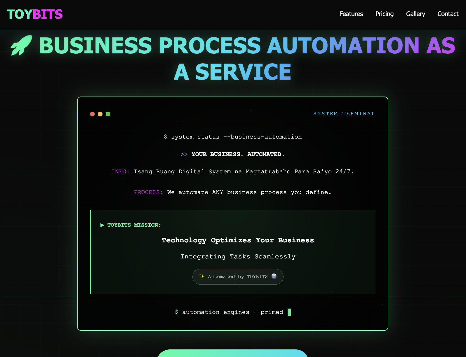 Toybits: Technology Optimizes Your Business Integrating Tasks Seamlessly